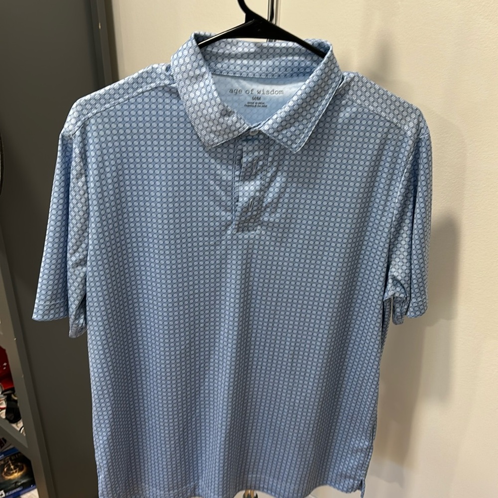 Age of Wisdom Mens Polo Shirt Moisture Wicking